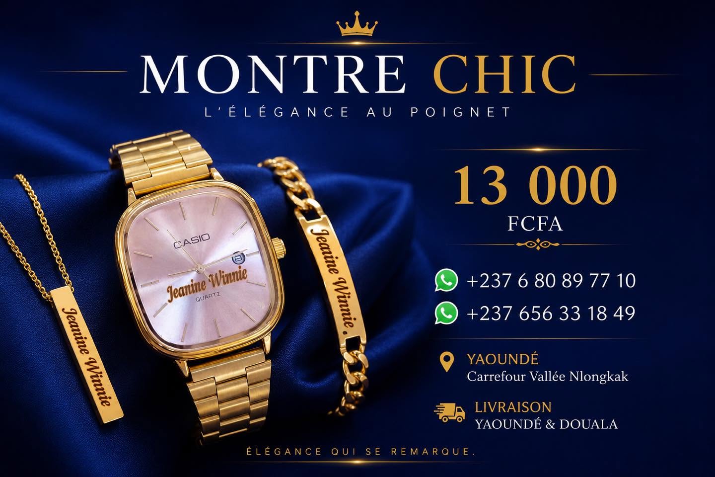 Coffret Gravé Élégance Dorée